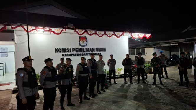 
					Pengamanan Kantor KPU Terus Diperketat, PSU di Barito Utara Berjalan Kondusif