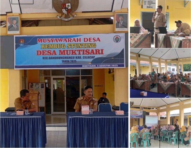 
					Musyawarah Desa (Musdes) Rembug Stunting Desa Muktisari, Kecamatan Gandrungmangu, Kabupaten Cilacap Tahun 2025