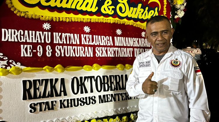 Pengurus IKM Kabupaten Bogor Ilallahdi Chaniago Berharap Orang Minang Terus Membangun dan bersinergi Bersama Pemerintah