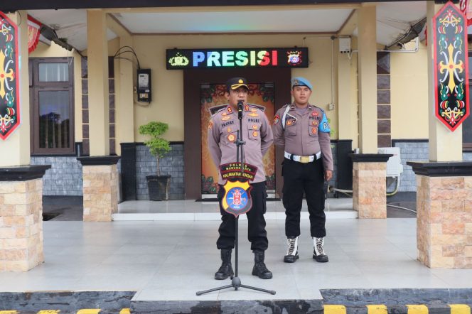 
					Apel Jam Pimpinan, Kapolres Murung Raya Tekankan Tingkatkan Tugas Pokok Polri
