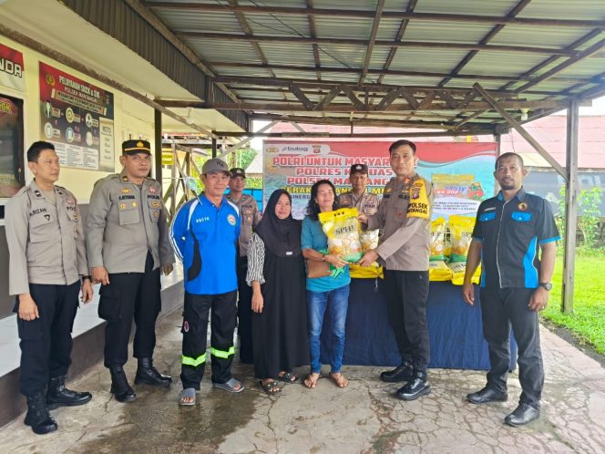 
					Gerakan Pangan Murah Polsek Mantangai Sediakan Beras Murah
