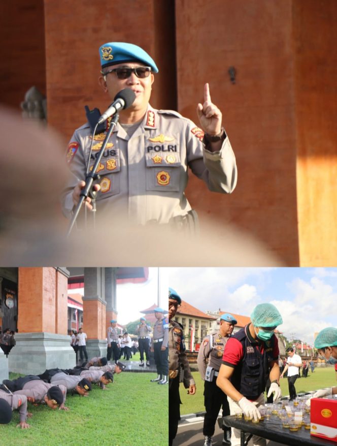 
					Tingkatkan Citra Polri, Ratusan Personel Polda Bali Menjadi Sasaran Gaktibplin
