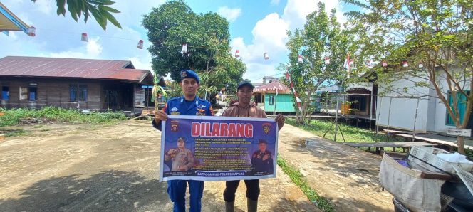 
					Cegah Illegal Fishing, Satpolairud Polres Kapuas Imbau Hal Ini Pada Warga Pesisir DAS Kapuas