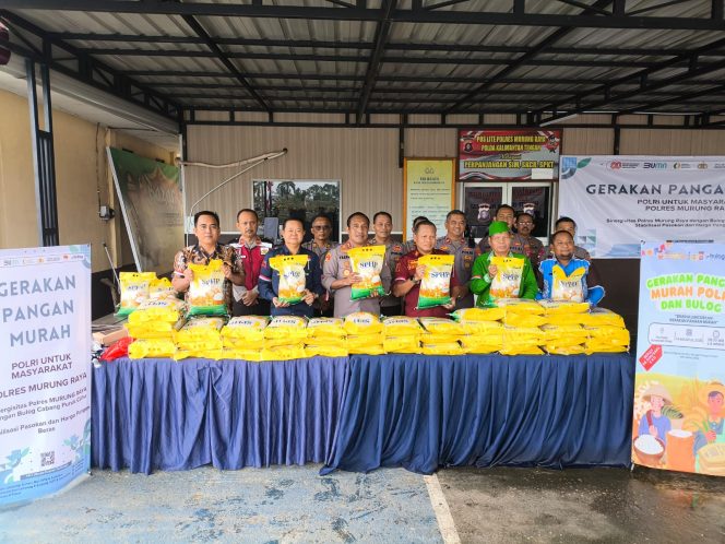 
					Harga Beras Tinggi, Polres Murung Raya Gelar Gerakan Pangan Murah Serentak