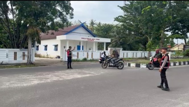
					Pengaturan Pagi Sat Samapta Polres Sukamara: Antisipasi Kemacetan dan Jaga Keselamatan