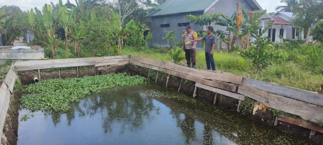 
					Bhbinkamtibmas Polsek Ketapang Dukung Asta Cita Di Desa Bengkuang Makmur