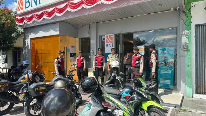 
					Keamanan Transaksi Terjaga, Polres Sukamara Patroli di Perbankan