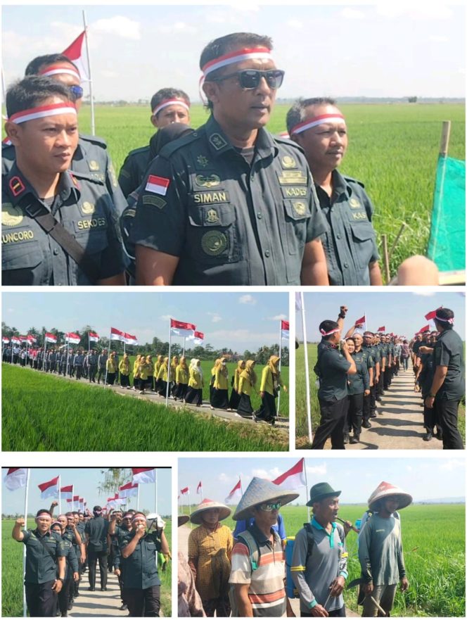
					Gegap Gempita Kemerdekaan ke-80 RI, Desa Bojong Kibarkan Ribuan Bendera di Jalan Usaha Tani