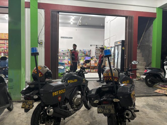 
					Patroli Malam Polres Sukamara di Kawasan Pertokoan