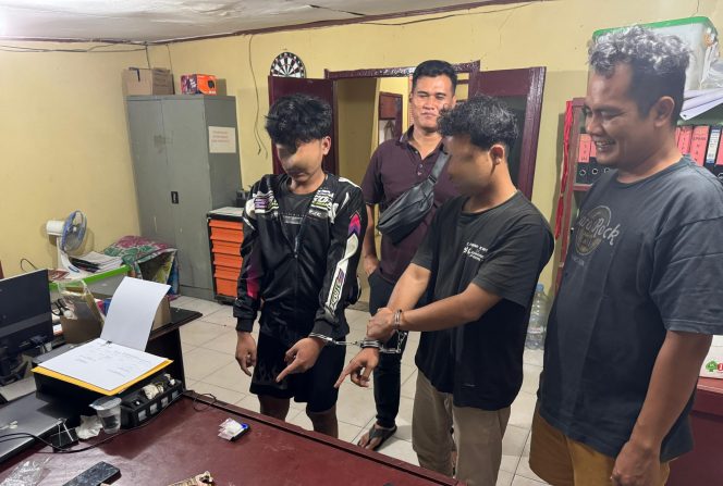 
					Polsek Kandis Bekuk Dua Pengedar Narkotika, Amankan Barang Bukti Shabu 15,11 Gram