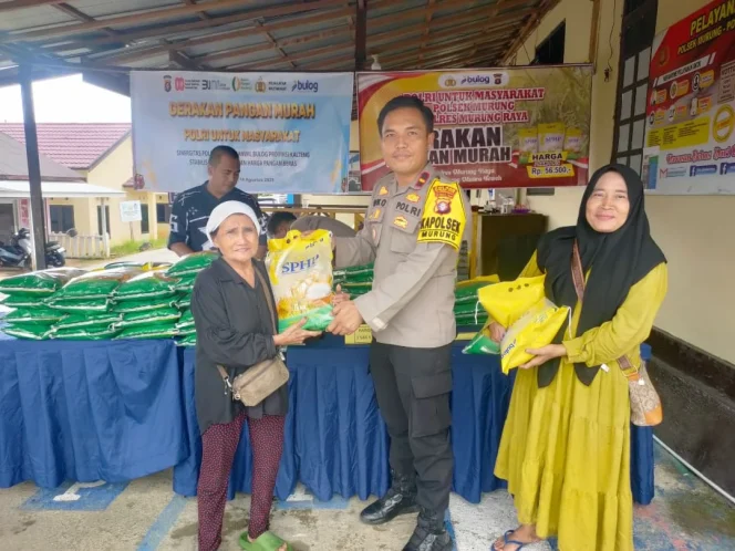 
					Polsek Murung Gelar Gerakan Pangan Murah, Bantu Stabilkan Harga Beras Untuk Masyarakat