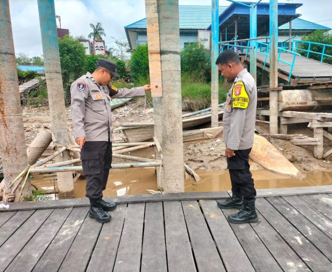 
					Polsek Bukit Batu Monitoring Debit Air Sungai Rungan, Minimalisir Potensi Banjir di Tangkiling