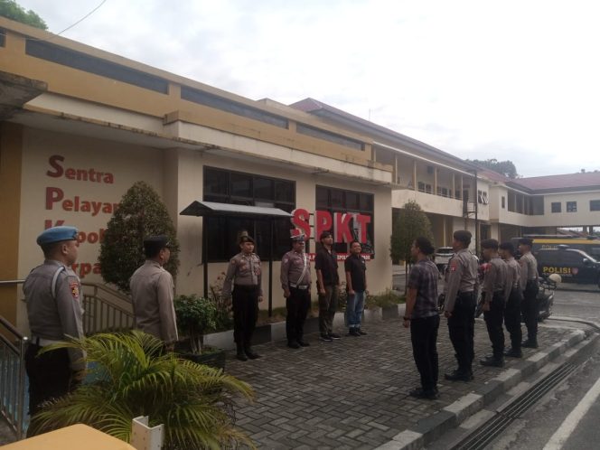
					Optimalkan Pelayanan, Kanit I SPKT Polresta Palangka Raya Gelar Serah Terima