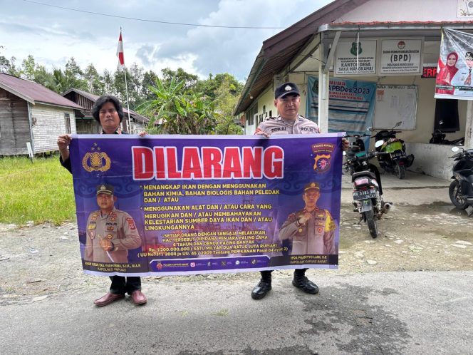 
					Polsek Kapuas Barat Himbau Masyarakat Tidak Melakukan Ilegal Fishing