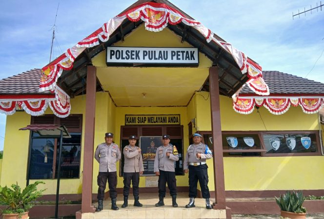 
					POLSEK PULAU PETAK LAKSANAKAN SIAGA MAKO PAGI