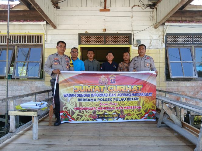 
					PERSONEL PULAU PETAK LAKSANAKAN KEGIATAN “JUM’AT CURHAT” GUNA MENDENGAR KELUHAN MASYARAKAT SECARA LANGSUNG
