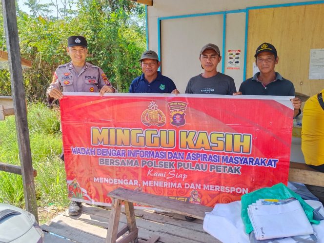 
					POLDA KALTENG/POLRES KAPUAS/POLSEK PULAU PETAK GELAR GIAT “MINGGU KASIH”