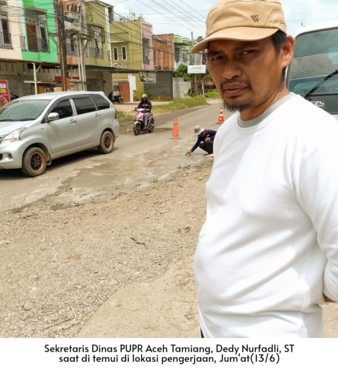 
					Bupati Aceh Tamiang Turun Langsung Tinjau Jalan Rusak