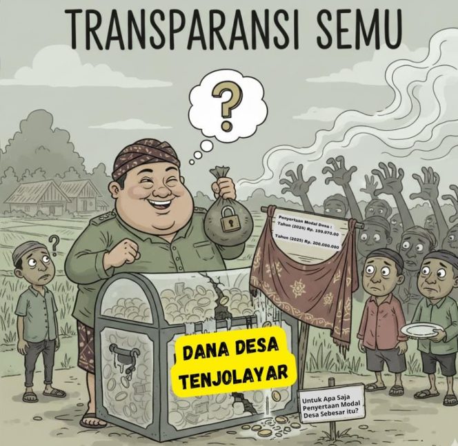 
					Gelap Gulita Hantui Pengelolaan Modal Desa di Desa Tenjolayar, Warga Tuntut Transparansi dan Akuntabilitas