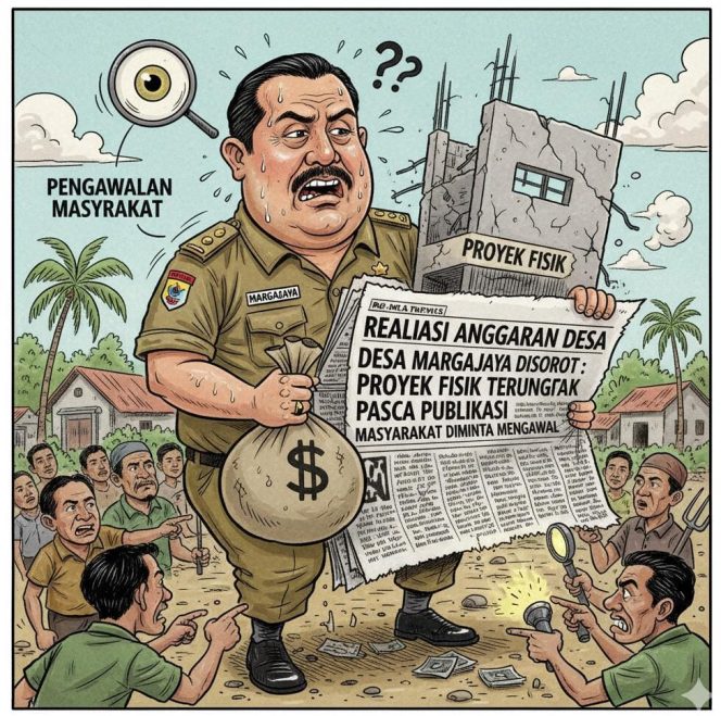 
					Realisasi Anggaran Desa Margajaya Disorot : Proyek Fisik Terungkap Pasca Publikasi, Masyarakat Diminta Mengawal