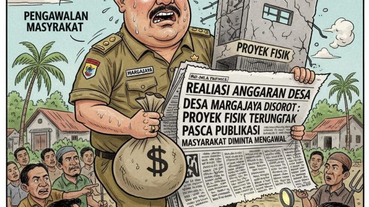 Realisasi Anggaran Desa Margajaya Disorot : Proyek Fisik Terungkap Pasca Publikasi, Masyarakat Diminta Mengawal