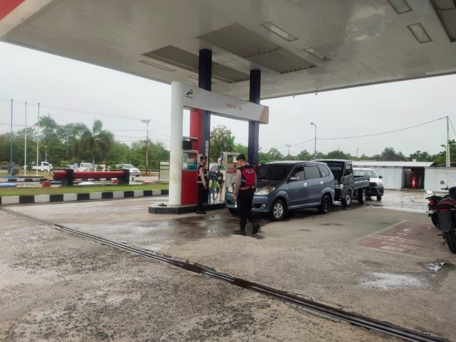 
					Sat Samapta Polres Sukamara Gelar Patroli Harkamtibmas di SPBU Jl. Tjilik Riwut