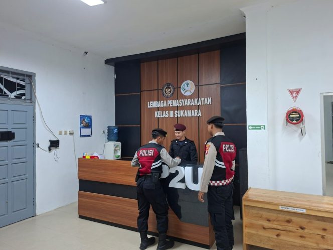
					Sat Samapta Polres Sukamara Gelar Patroli Harkamtibmas di Lapas Kelas III
