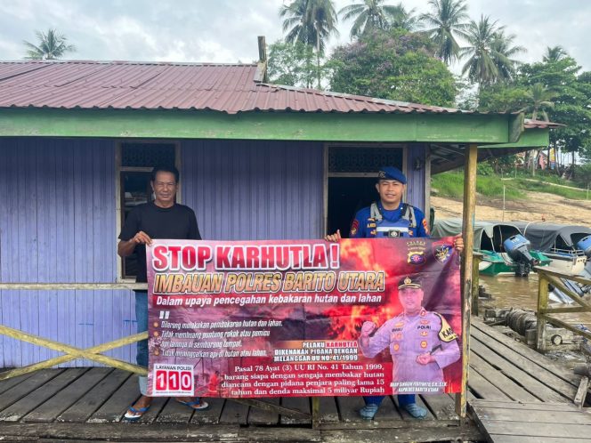 
					POLRES BARITO UTARA AKTIF JAGA KAMTIBMAS PERAIRAN DAS BARITO MELALUI PATROLI DAN HIMBAUAN KEPADA MASYARAKAT