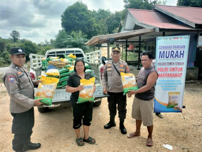 
					Polres Barito Utara Bersama Bulog Gelar Gerakan Pangan Murah, Bantu Stabilkan Harga
