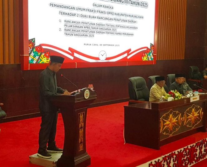 
					Fraksi PKB Sampaikan Masukan pada Rapat Paripurna DPRD Murung Raya
