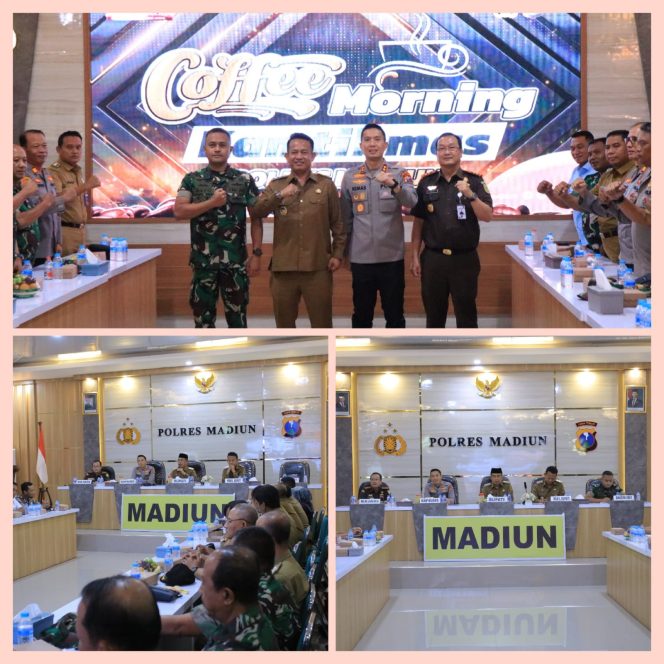 
					Polres Madiun Gelar Coffee Morning Kamtibmas, Perkuat Sinergi Forkopimda dan Stakeholder