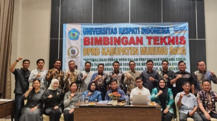 Tingkatkan Profesionalisme, Anggota Dewan Murung Raya Ikuti Bimtek Bersama Universitas Respati Indonesia