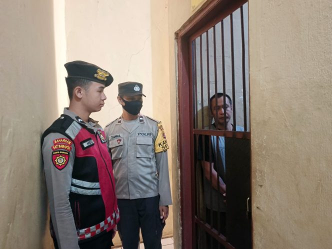 
					Personel Piket SPKT dan Penjaan Cek dan Kontrol Kondisi Tahanan Mapolres Murung Raya