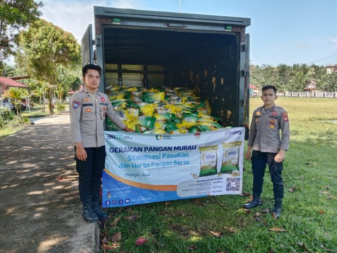 
					Polres Murung Raya dan Bulog Kolaborasi Dalam Melaksanakan Gerakan Pangan Murah Di Tanah Siang Selatan