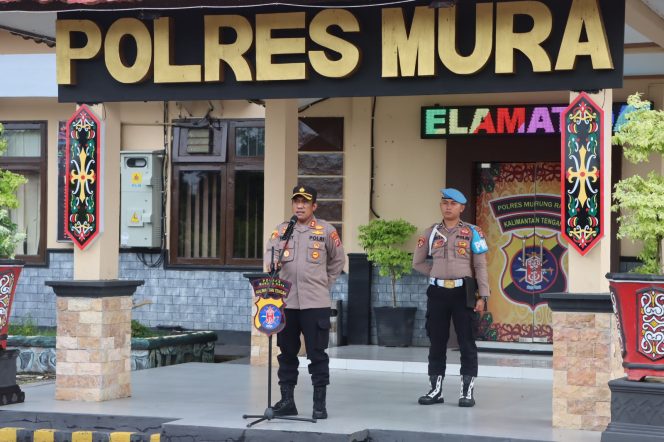 
					Apel Pagi, Kapolres Murung Raya: Tingkatkan Layani Masyarakat Dengan Ikhlas