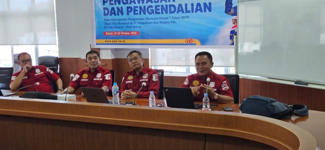 
					Korsabhara Baharkam Polri Gelar Wasdal II Implementasi SMP di PT PGN Batam