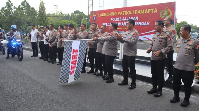 Lepas Patroli Pamapta, Kapolda Kalteng: Langkah Nyata Wujudkan Harkamtibmas