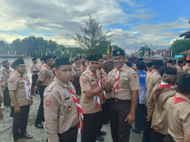 Komandan Kodim 1015/Sampit Mengikuti Kemah Besar Pramuka