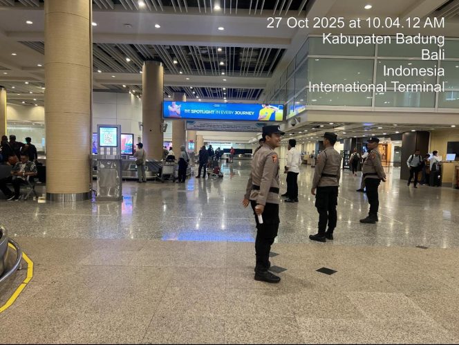 Personil Polda Bali Amankan Kedatangan Para Delegasi Negara Peserta MACM