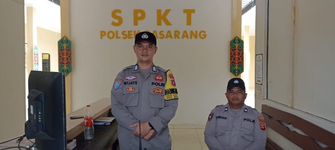 Tingkatkan Kewaspadaan Personil Polsek Basarang Giat Siaga Mako