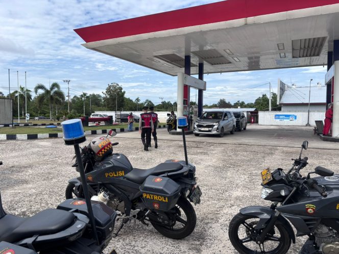 
					Wujudkan Situasi Kondusif, Polisi Laksanakan Patroli di SPBU Sukamara