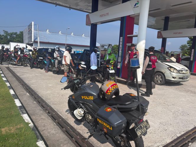 
					Sat Samapta Polres Sukamara Gelar Patroli Harkamtibmas di SPBU Sukamara