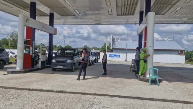 
					Samapta Sukamara Hadirkan Keamanan di SPBU Jalan Tjilik Riwut