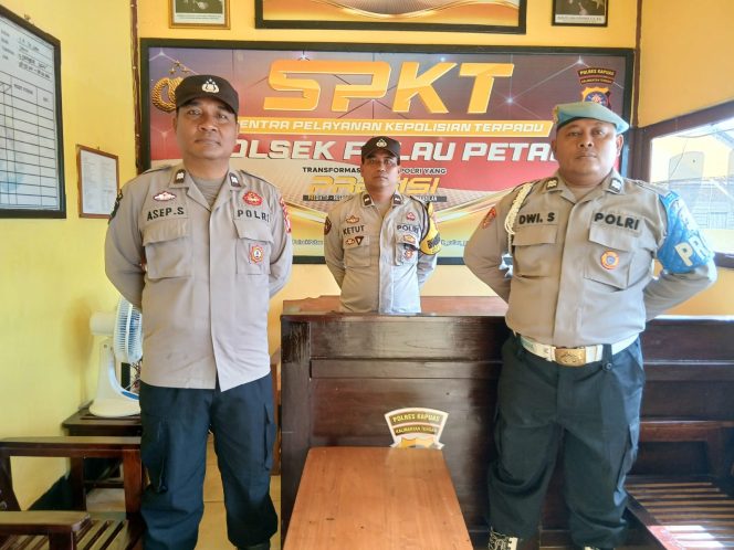 
					POLSEK PULAU PETAK LAKSANAKAN SIAGA MAKO PAGI