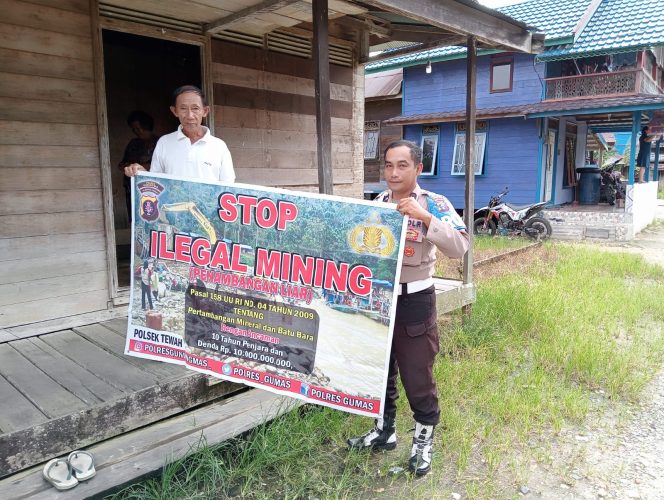 
					Perangi Tambang Ilegal Demi Lingkungan Sehat di Wilayah Polsek Tewah