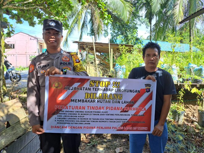 
					Pencegahan Kebakaran Hutan, Polsek Rungan Rutin Patroli Rawan Kebakaran
