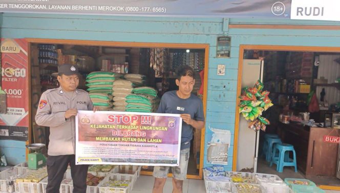 
					Polsek Kahut Gencar Edukasi Larangan Bakar Hutan dan Lahan: Cegah Polusi Asap Demi Udara Bersih