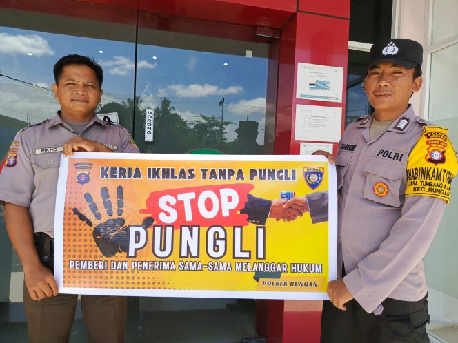 
					Polsek Rungan: Jangan Coba Pungutan Liar, Pelaku Dapat Diproses Hukum