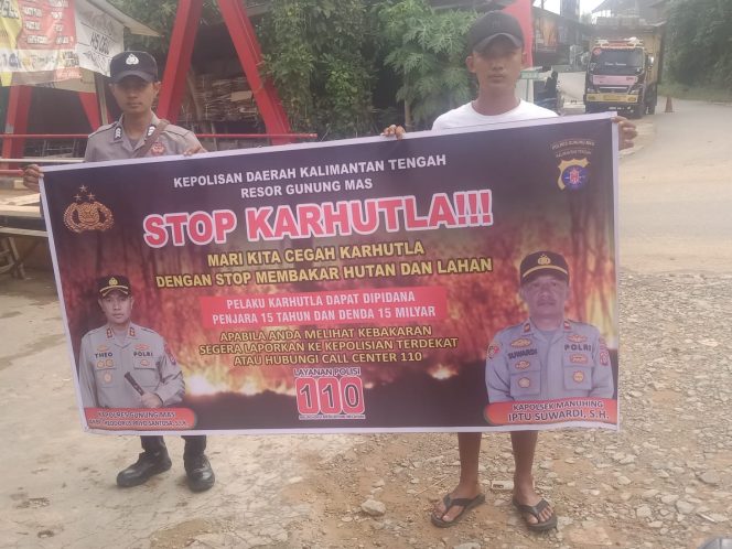 
					Polsek Manuhing Gencar Edukasi Larangan Bakar Hutan dan Lahan: Cegah Polusi Asap Demi Udara Bersih