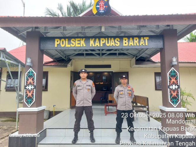 
					Siap Siaga Mako Polsek Kapuas Barat Antisipasi Gangguan Kamtibmas Siang Maupun Malam Hari